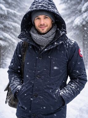 Canada Goose Down Men's Macmillan Parka Hooded Men’s Small Luxury Arctic cold